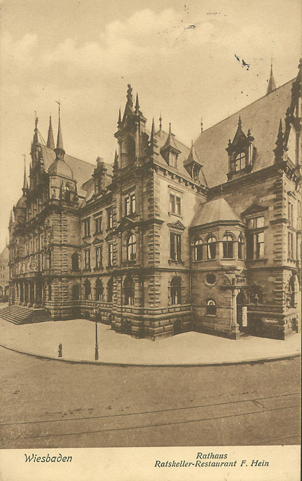 Rathaus um 1914